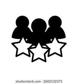 Feedback vector icon. Testimonial illustration sign. rating symbol. experience logo.