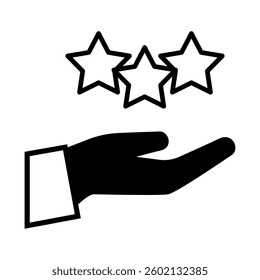 Feedback vector icon. Testimonial illustration sign. rating symbol. experience logo.