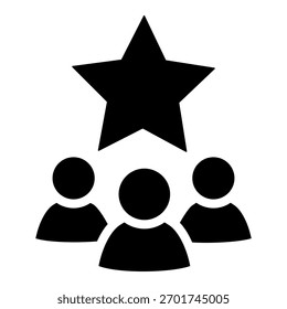 Feedback-Vektorsymbol. Testimonial Illustration Zeichen. Bewertungssymbol. Experience Logo.