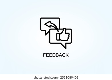 Comentarios Vector O Logo Signo Símbolo Ilustración
