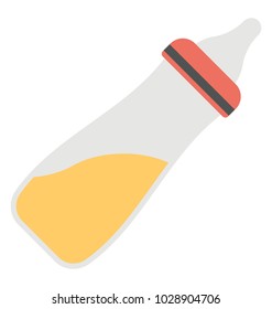 
Feeder, feeding bottle flat icon
