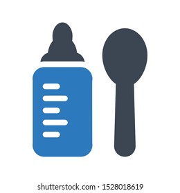 feeder glyph colour vector icon