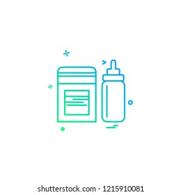 Feeder icon design vector