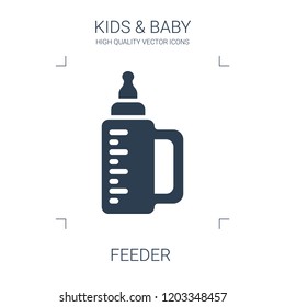 feeder icon. high quality filled feeder icon on white background. from kids baby collection flat trendy vector feeder symbol. use for web and mobile