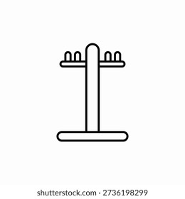 feeder pillar icon sign vector
