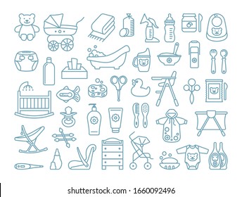 Baby Accessories Vector Art, Icons, and Graphics for Free Download