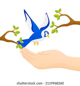 Plantilla de diseño de fondo para aves alimentadas. ilustración vectorial de diseño de aves alimentadas.