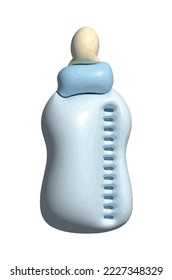 botella de alimentación El icono de Boy aislado