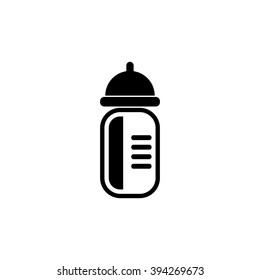 Feeding bottle flat icon