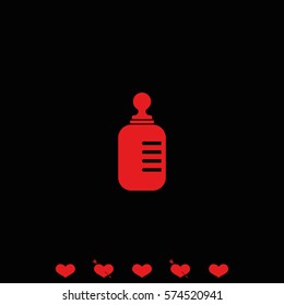 Feeding bottle icon.
