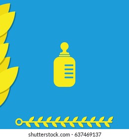 Feeding bottle icon.