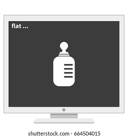 Feeding bottle icon.