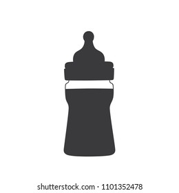 Feeding bottle icon, vector illustration design. Baby collection.