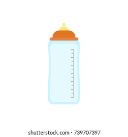 Feeding bottle icon. Vector illustration.