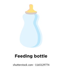 Feeding bottle icon vector isolated on white background, Feeding bottle transparent sign , family symbols