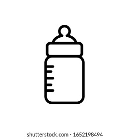 Feeding bottle icon vector trendy