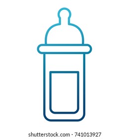 Feeding bottle isolated