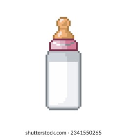 Feeding bottle, pixel art object