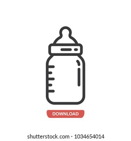 Feeding Bottle vector icon