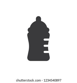 Feeding bottle vector icon