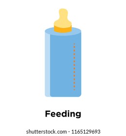 Feeding icon vector isolated on white background, Feeding transparent sign , family symbols