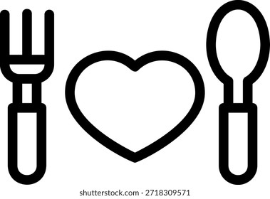 Vector de ilustración de icono de línea de alimentación