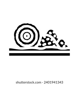 feedstock biomass energy glyph icon vector. feedstock biomass energy sign. isolated symbol illustration