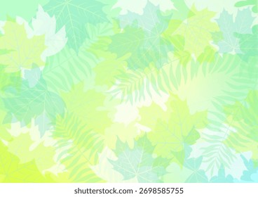 Feehand Leaf pattern background. Leaf vactor design for background, wallpaper, carpet, wrapping, fabric, textile fashion wearing.