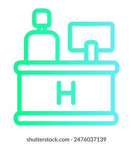 Feel the luxury with our Hotel Gradient Icon Set. This collection features dynamic icons with captivating color gradients, specifically designed for various hotel-related design projects.