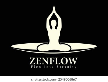 Feel nature and yoga logo
