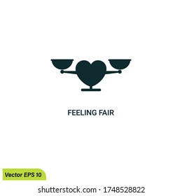 Icono de sensación franca ilustración vector eps 10 plantilla de logotipo