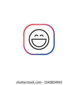 Feeling Great  - Line Vector Icon