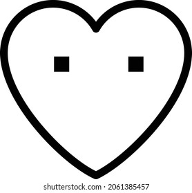 feeling  vector thin line  icon