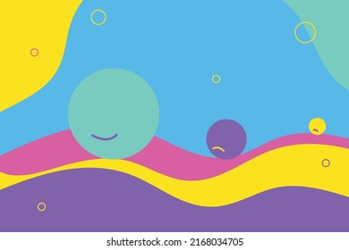 Feeling Water wave modern abstract background