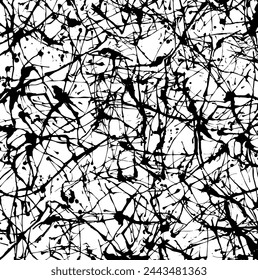 Feelings with abstract paint application