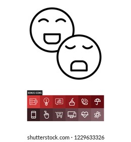 Feelings vector icon