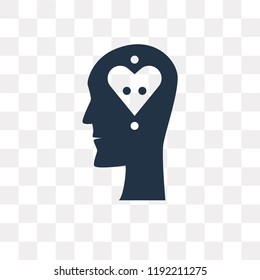 Feelings vector icon isolated on transparent background, Feelings transparency concept can be used web and mobile