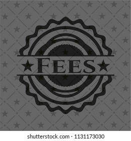 Fees dark badge