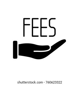Fees glyph icon