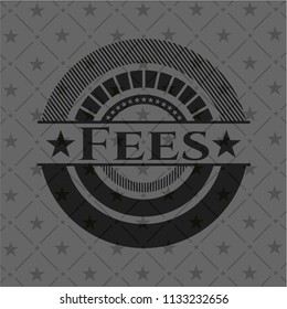 Fees retro style black emblem