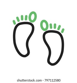 Feet, Body icon