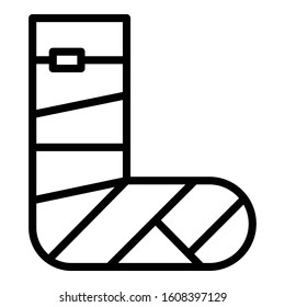 
Feet Fracture Isolated Vector icon which can be easily modified or edit
