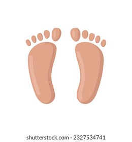 Feet icon clipart avatar logotype isolated vector illustration