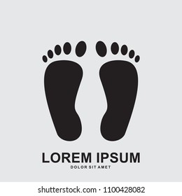 feet icon vector