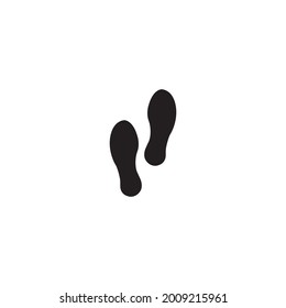 feet icon vector , stock vector illustration flat design style