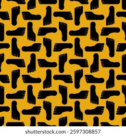 feet pattern seamless. legs background. footprints texture
