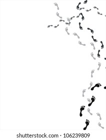 Feet prints