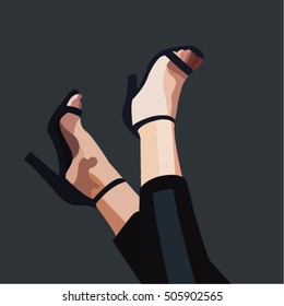 feet in sandals