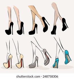 feet in shoes