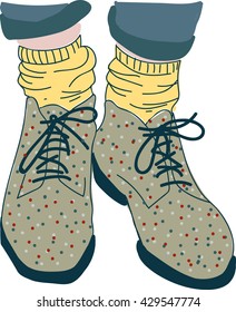 feet in shoes